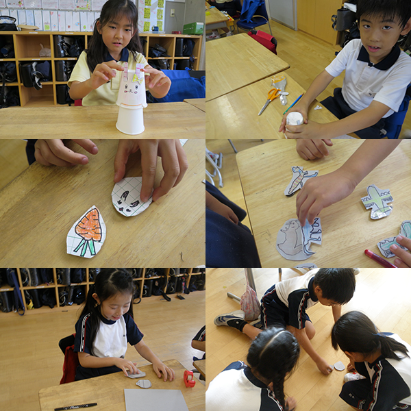 ２年生 生活科動くおもちゃ作り 昭和学院小学校